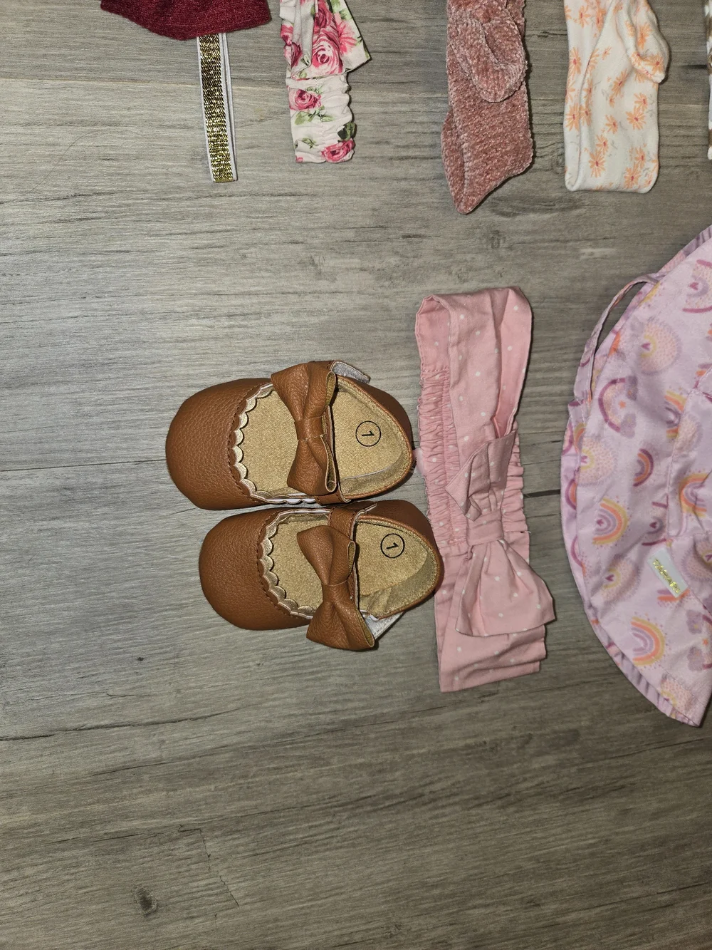 Baby Girl Headbands, Sunhat, Shoes